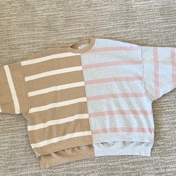 Free People Uptown Stripe Pullover - Picture 2 of 7